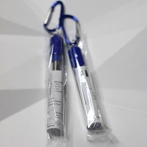 New Stainless Steel Collapsible Reusable Straws - Set of 2